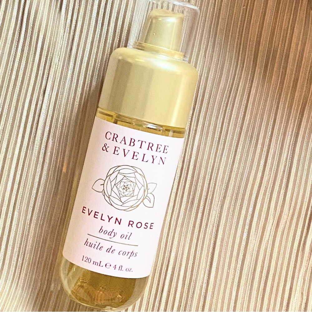 Crabtree & Evelyn Evelyn Rose Body Oil 4oz